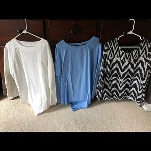 Variety of women’s tops
